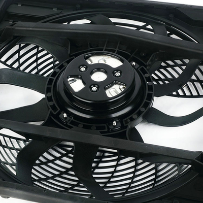 Electric A/C Condenser Radiator Cooling Fan Fits BMW E39 5 SERIES 64548380780 64546921395 64546921946 1995-2003