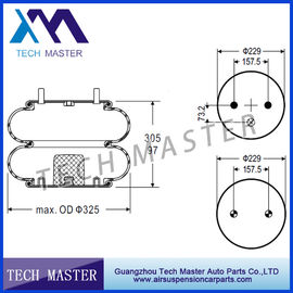 Air Ride Suspension Double Convoluted Air Spring Air Bellows W01-358-7406