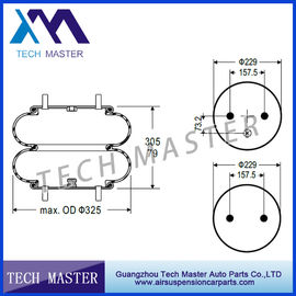 Manufacturers auto parts industrial full air ride suspension for Trailer Firestone air bellows spring OEM W01-358-7424