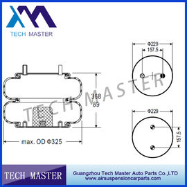 Air suspension spring double convoluted for lifting equipment W01 358 7545