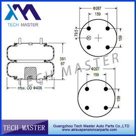 Convoluted Industrial Air Spring For Truck Air Spring Bellow Firestone W01-358-7782 / Goodyear 2B14-359