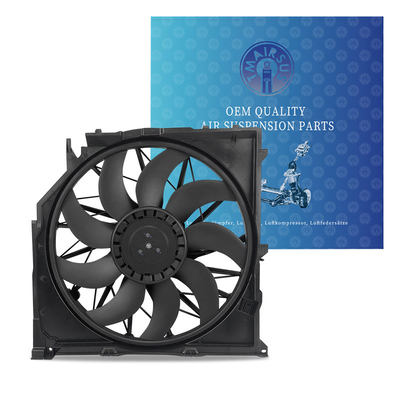 Efficient Plastic Car Cooling Fan With OEM Options For BMW E83 ISO TS15949 Certification