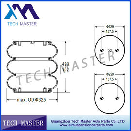 Convoluted Air Spring Firestone W01-358-8006 Air Ride Suspension Triple Air Spring Bellow