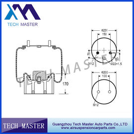 Auto Suspension Truck Air Springs For Mercedes Weweler US87EUROF Goodyear 1R11-111 Springride D12B18