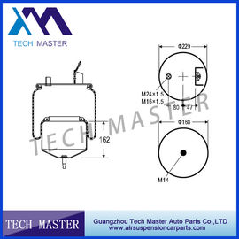  1076416 Contitech Air Spring Air Bellow With Steel Pistons Air Spring