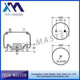 Black Color Truck Air Springs / Air Bag Suspension With Piston Spring