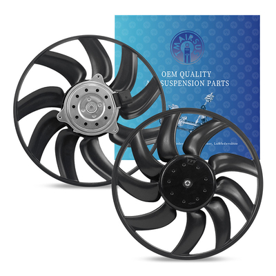 Level Audi A4 S4 Q5 A5 A7 Macan Radiator Cooling Fan Assembly