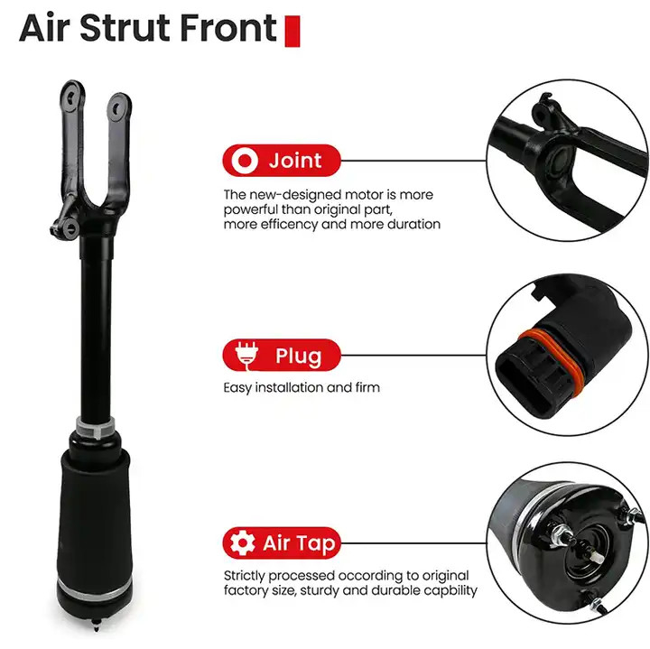 Front Left Right Air Ride Suspension Shock High Performance Solution W164 / ML X164 GL Front No ADS