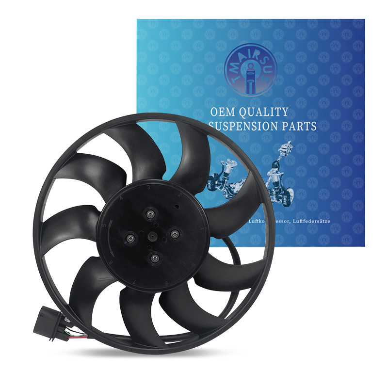 Efficient Plastic Cooling Fan Assembly For Porsche Cayenne Engine Cooling 8W0959455K PAB95945520 PAB95945530
