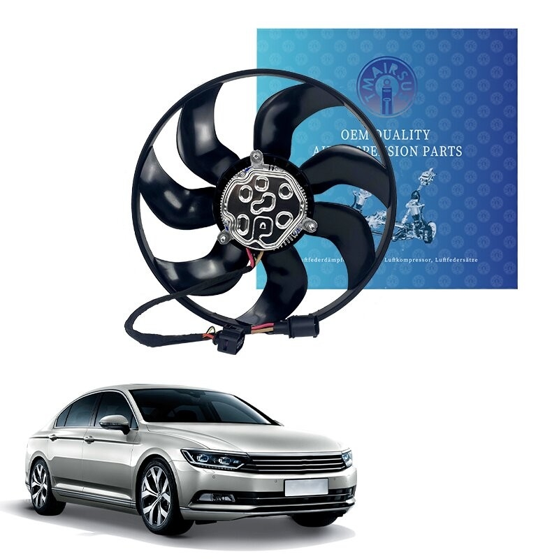 Rubber Steel Aluminum Car Cooling Fan For NEW VW SHARAN 7N_ENGINE ISO TS15949 Certified