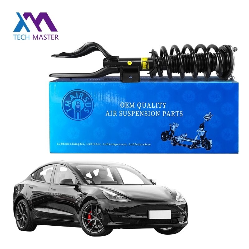 Tesla Model Y Car Rear Shock Absorber Steel Aluminum And Rubber Materials For Smooth Ride