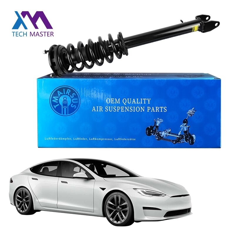Tesla Model S Front Left And Right Coil Spring Shock Suspension Air Compressor Absorber