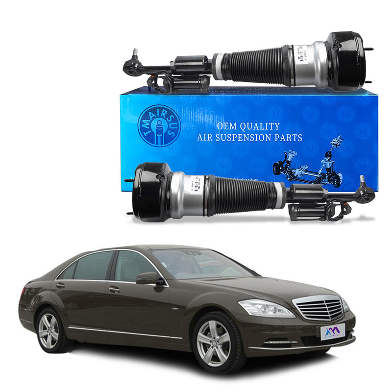 Front Airmatic Air Suspension Shocks Strut Assembly for Mercedes W221 4Matic 2213200438 2213200538