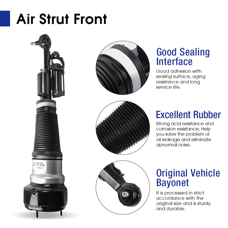 Damper Pneumatic for Mercedes Benz W221 4Matic Shock Strut Assembly Absorber 2213200238 2213203113